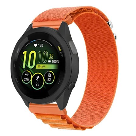 22mm 20mm Nylonarmband kompatibelt med Garmin Forerunner 165 55 265 965 Alpine Loop Armband Garmin Venu 3/Vivomove Trend/Active 5