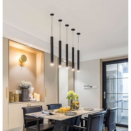 1-lys 2 stk LED-pendellampe Nedlys Aluminiums 5w