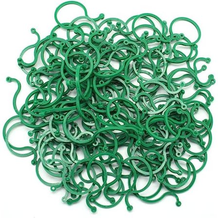 200 stk. Haveklemmer Plante Støtteklemmer Twisty Planteringe