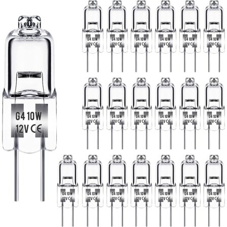 G4 halogeenilamput 10W 12V - Lämmin valkoinen - 20 kpl 10W 10W 20 kpl 10W