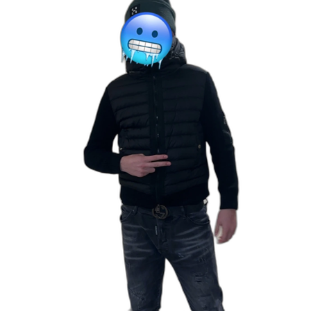 Svart bälte med silverdetalj från Gucci