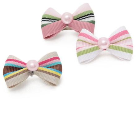 Stripy Pearl Hair Pin - Borstar & Kammar, Pälsvård, Schampoo- & Balsam, Hårband & Hårsnoddar på Doggie.se