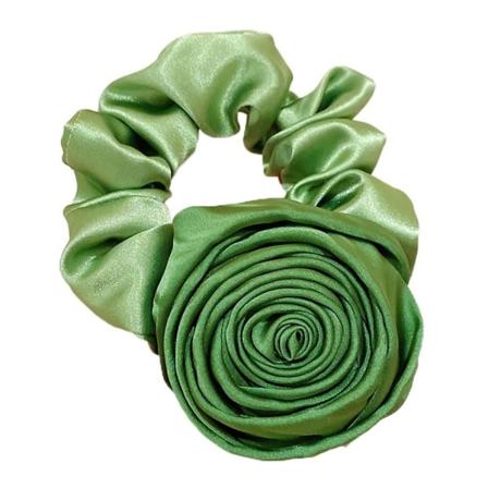 3ST Rose Hårrep Blomma Hårring GRÖN green