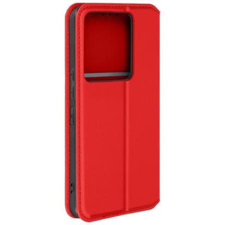 Semi-hårdt etui til Xiaomi Redmi Note 13 Pro 5G - AVIZAR - Rød - Videostøtte og kortholder Röd