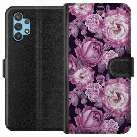 Samsung Galaxy A32 5g Plånboksfodral Blommor