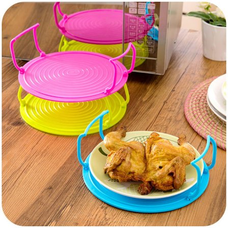 Rund bricka ångkokare rack dubbelskikts ångkokare rack multifunktionell