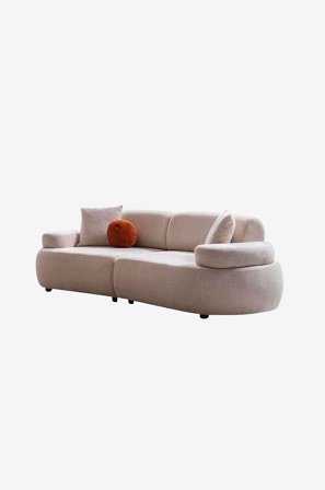 Hanah Home - 3-seters sofa Rio - Hvit - 3-seters sofaer - Fra Homeroom