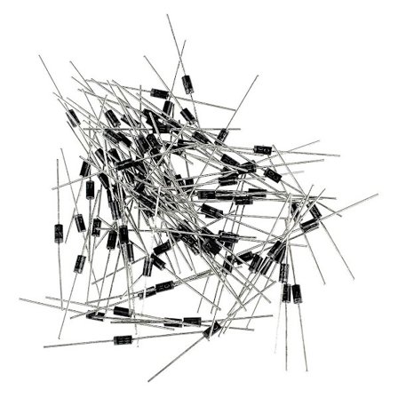 100 st likriktare dioder 1n4007 In4007 Do-41 1a 1000v-WELLNGS