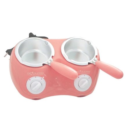 Elektrisk Dubbelpanna Chokladsmältugn, Dubbelhastighet Varm Gryta Chokladsmältmaskin Se