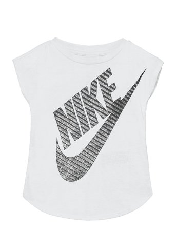 Nike Te-S/S Tee - White - 104-110