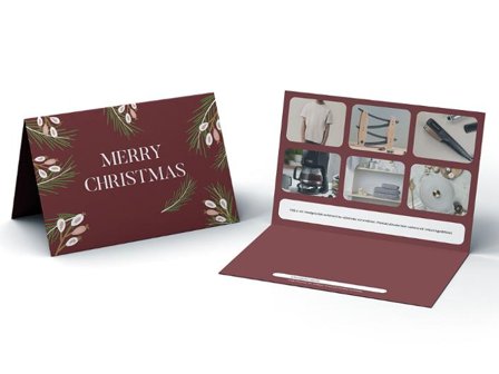 Gåvokort VINGA Regal - egen hälsning - Lyreco - Profilsortiment - Gåvokort - Gåvokort och värdehandlingar