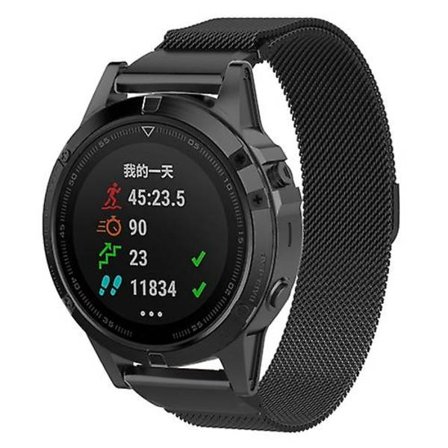 For Garmin Fenix ​​7s Milanese Watch Band