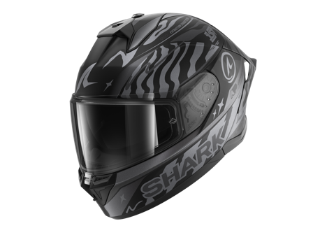 Kask Integralny Shark Skwal Cup Speed-Fancy Czarny/Antracyt/Srebrny L