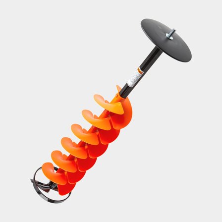 Vrták na led k aku vrtačce iFish E-Drill, Ø150 mm, pro led do 100 cm, červený