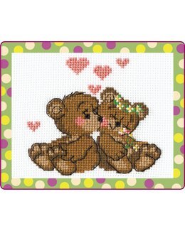 Stickpackung Bild Bärenliebe