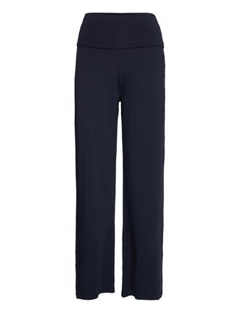 Pure Pants Lyocell Leveälahkeiset Housut Sininen Moshi Moshi Mind