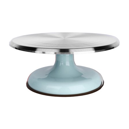 Pyörivä kakkuvati ammattimaiseen leivontaan, hiljainen laakeri 12 tuuman kakunpyöritin alumiiniseoksesta valmistetulla pohjalla, tasainen 