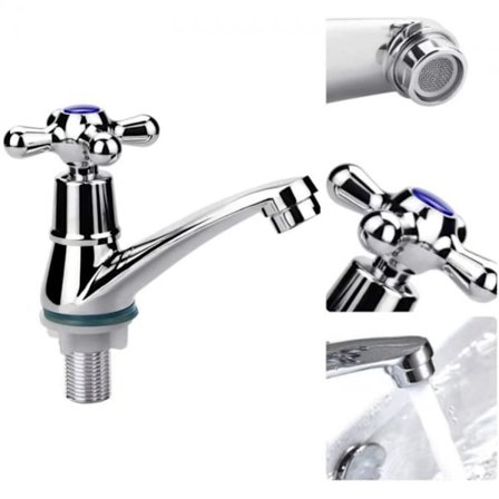 Koldtvandsarmatur til håndvask, koldtvandsblanderhane, koldtvandsarmatur