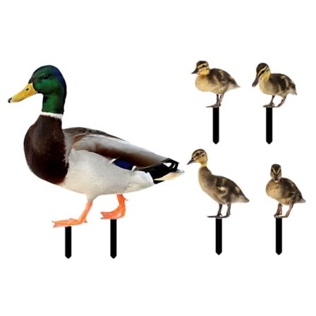 Duck Stake Dekor Utomhusdekorationer Dekorativa högar