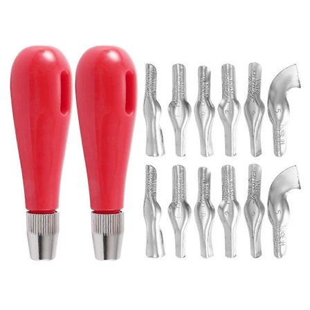 Linoleikkurien setti, 2 askarteluleikkurisettiä 6 erilaisella terällä leikkaamiseen ja askarteluun, kaiverruksiin, tee-se-itse-askarteluun