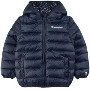 Kids - Champion Branded Puffer Jacket Navy - Coats and jackets - 11-12 years - Navy - Junge