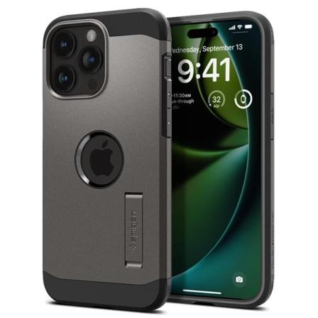 Spigen iPhone 15 Pro Max -kännykkäkuori Magsafe Tough Armor - Ruskea