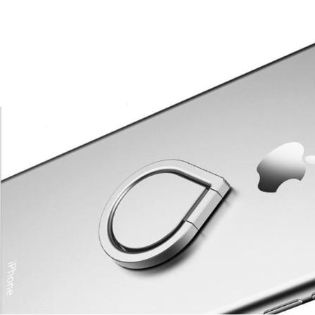 Vesipisaran sormusteline matkapuhelimeen - hopea Silver