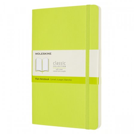 Moleskine Classic Soft Cover Notebook Large Lemon Green Ruled