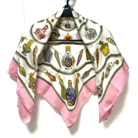 Hermès Vintage Pre-owned Silk scarves rosa, Dam Vintage Accessoarer, Dam, Storlek: ONE SIZE