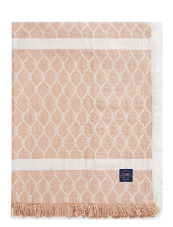 Lexington Home Striped Rope Structured Cotton Bedspread - Beige - 260X240