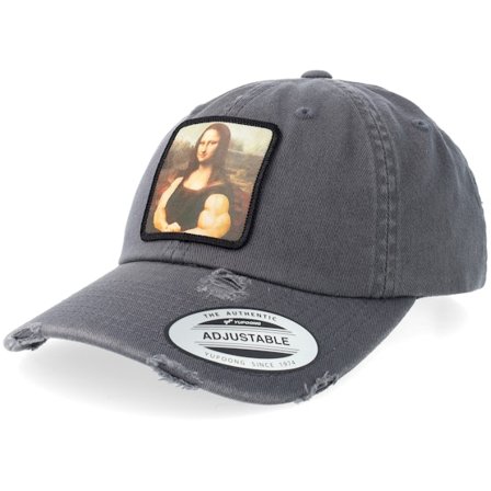 Berzerk - Grey - unconstructed - Cap - Lifting Mona Lisa Grey Destroyed Dad Cap - Hatstore