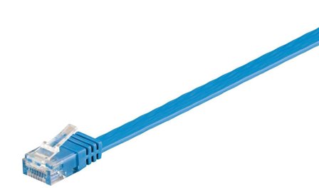 MicroConnect UltraFlat - nettverkskabel - 1 m - blå