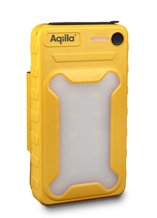 Aqiila Powerbird BS10 - Solcelle powerbank med lys