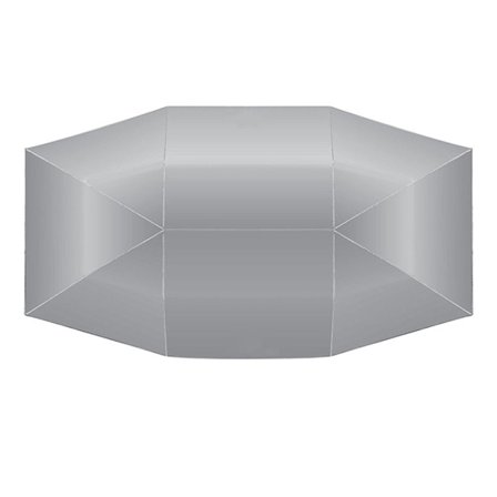 Biltak Paraply Baldakin Deksel SØLV