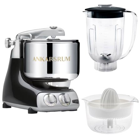 Ankarsrum Yleiskone AKM6230 + sekoituskulho ja sitruspuristin, black diamond