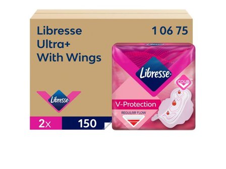 LIBRESSE Binda Ultra+ med vingar Tork Dispenser Refill 150/fp - Lyreco - Sjukvård och omsorg - Hygien - Intimhygien