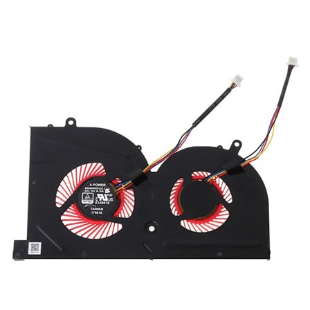 for DC 5V 0,5A Fan Laptop Kjøle Radiator For MSI GS63VR GS63 GS73 GS73VR MS-1