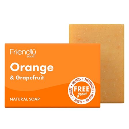 Friendly Appelsin & Grapefrugt Sæbe 95 g, Skincare, Håndpleje, Håndsæbe