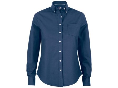 CUTTER & BUCK Skjorta Hansville dam oxford blå 2XL - Lyreco - Yrkeskläder - Skjortor och blusar - Skjortor
