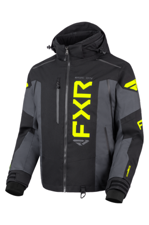 FXR Helium X 2-In-1 Snow Jacket 26 Black/Asphalt/Hi-Vis L