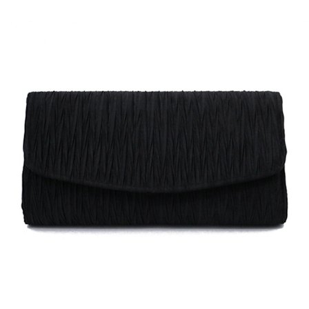 Bankettväska Single Shoulder Chain Bag SVART