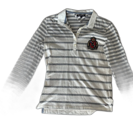 Randig pikétröja Tommy Hilfiger