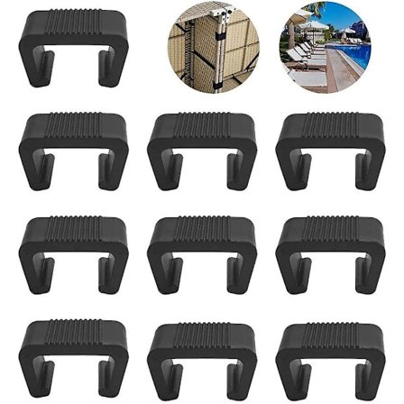 10 stk Møbel Sofa Klips, Udendørs Terrasse Flettet Plastik Rattan Sofa Klips Flettet Møbel Klips