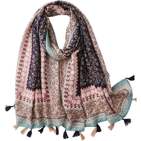 Dame Sjal Viskose Sjal Stola Hovedtørklæde Bryllupper Brud Brudepiger Aftenkjole Fest Strand