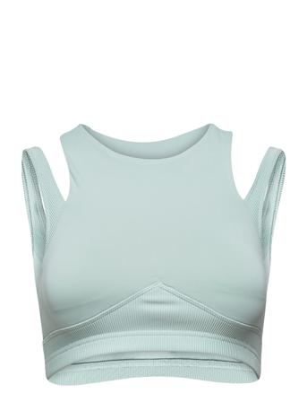 Studio Layered Bra Top Lingerie Bras & Tops Sports Bras - ALL Blå Reebok Performance