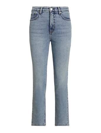 High-Rise Straight Ankle Jean Blue Lauren Ralph Lauren