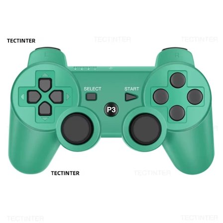 Vihreä 1 langaton Bluetooth-peliohjain PC:lle, yhteensopiva SONY PS3 -peliohjaimen joystick-lisävarusteiden kanssa PlayStation 3:lle