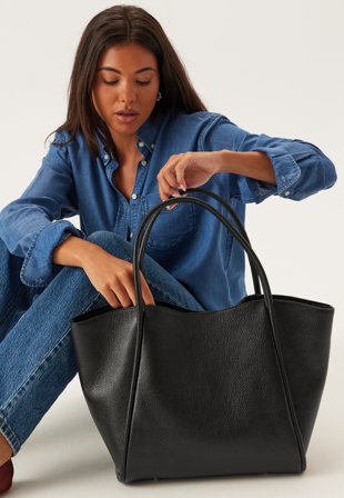 Latalia - Florence XL Leather Shopping Bag - Onesize
