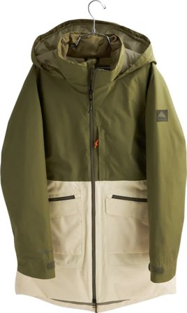 Burton Women's GORE-TEX Treeline Jacket Women unlined ski jackets Green XS
