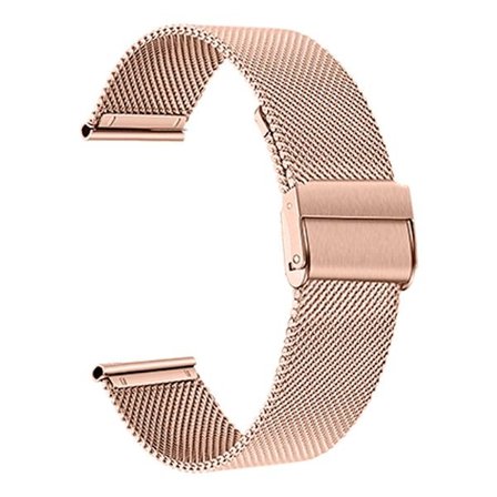 One Piece (Rose Gold) 22mm Rostfritt Stål Klockarmband Mesh Rem